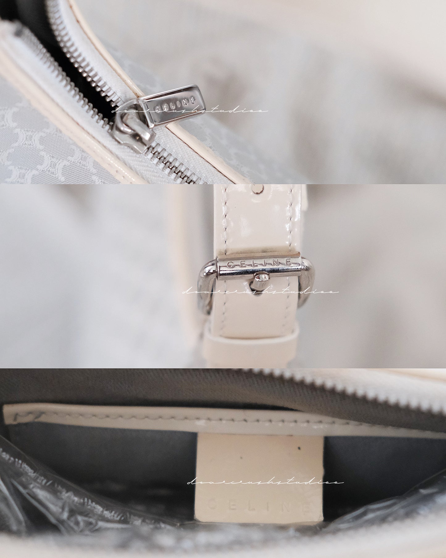 Celine Babyblue AVA · 中古限量水藍色半月包