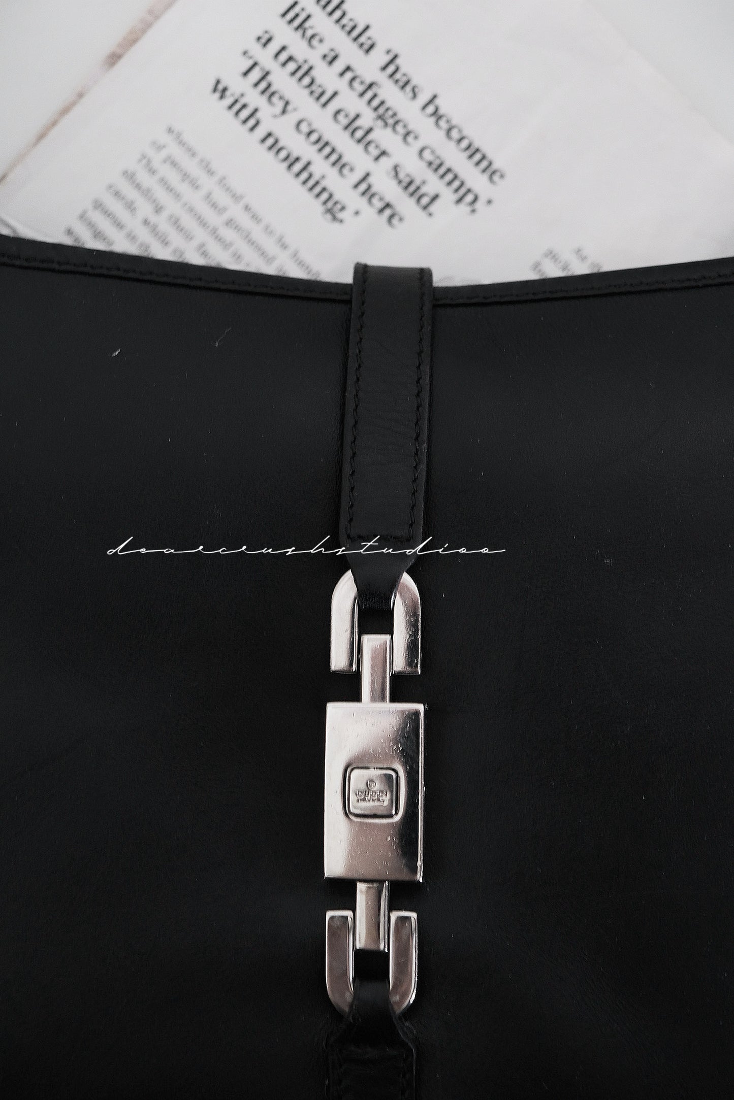Gucci Jackie Chain 30cm · 黑銀配色行走嘅甜Cool辣妹