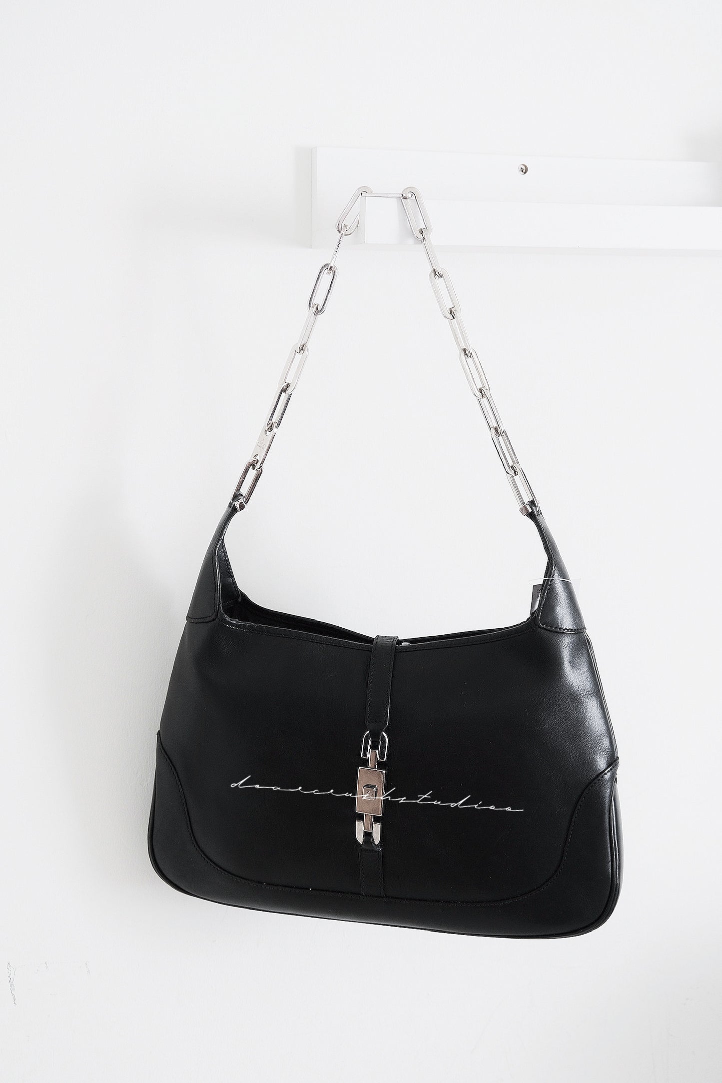 Gucci Jackie Chain 30cm · 黑銀配色行走嘅甜Cool辣妹