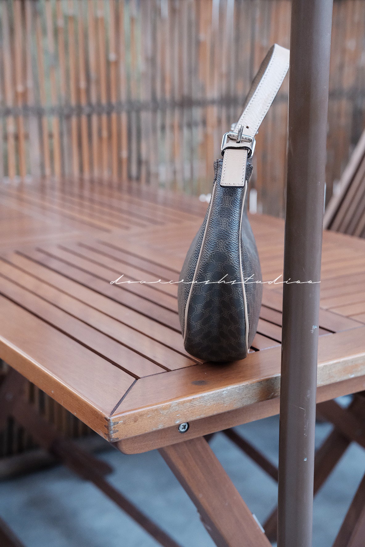 Celine Vintage AVA · 中古火熱美品Lisa同款凱旋門半月包