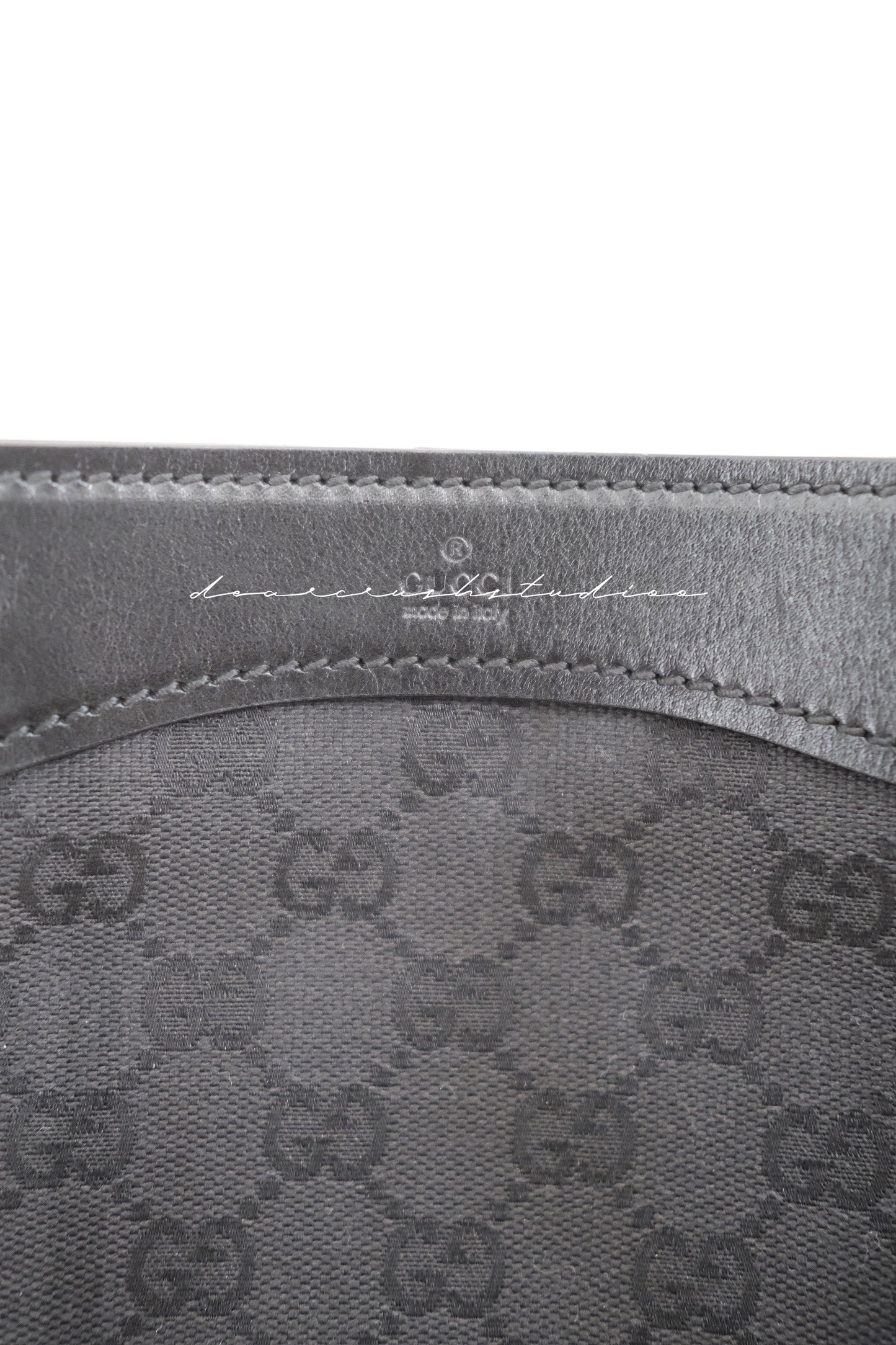 Gucci Mini Tote Black Monogram · GG黑老花小巧可愛迷你托特