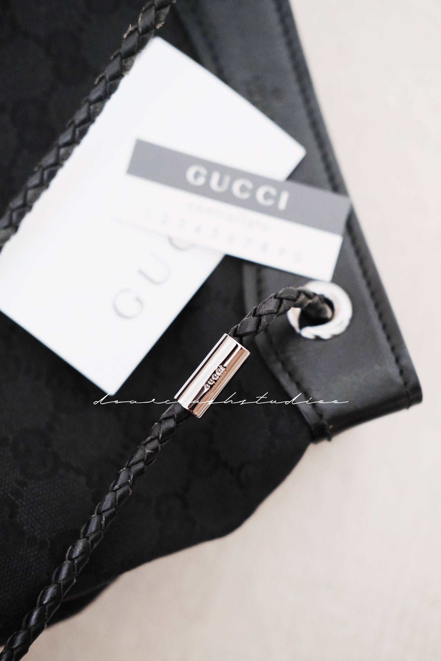 Gucci Mini Tote Black Monogram · GG黑老花小巧可愛迷你托特