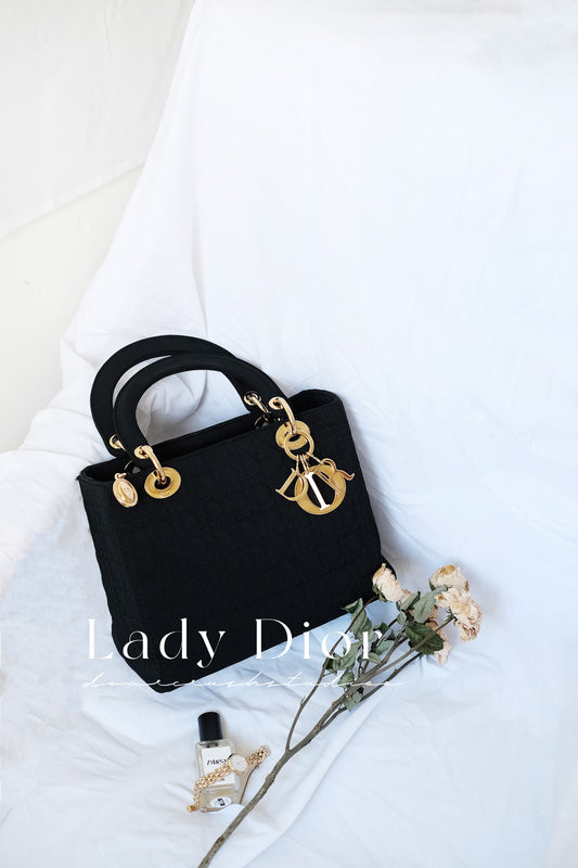 Vintage Canvas Lady Dior · 中古帆布黛妃