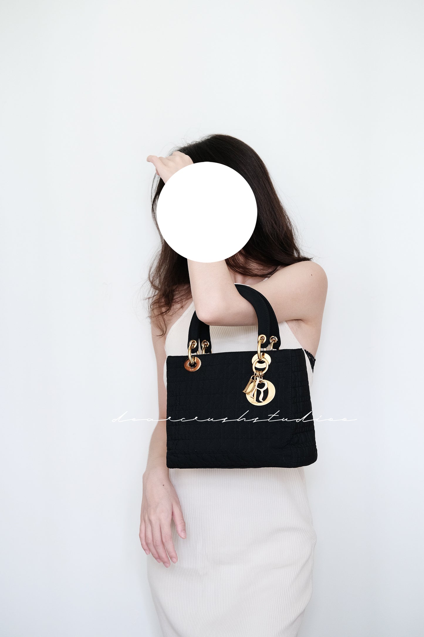 Vintage Canvas Lady Dior · 中古帆布黛妃