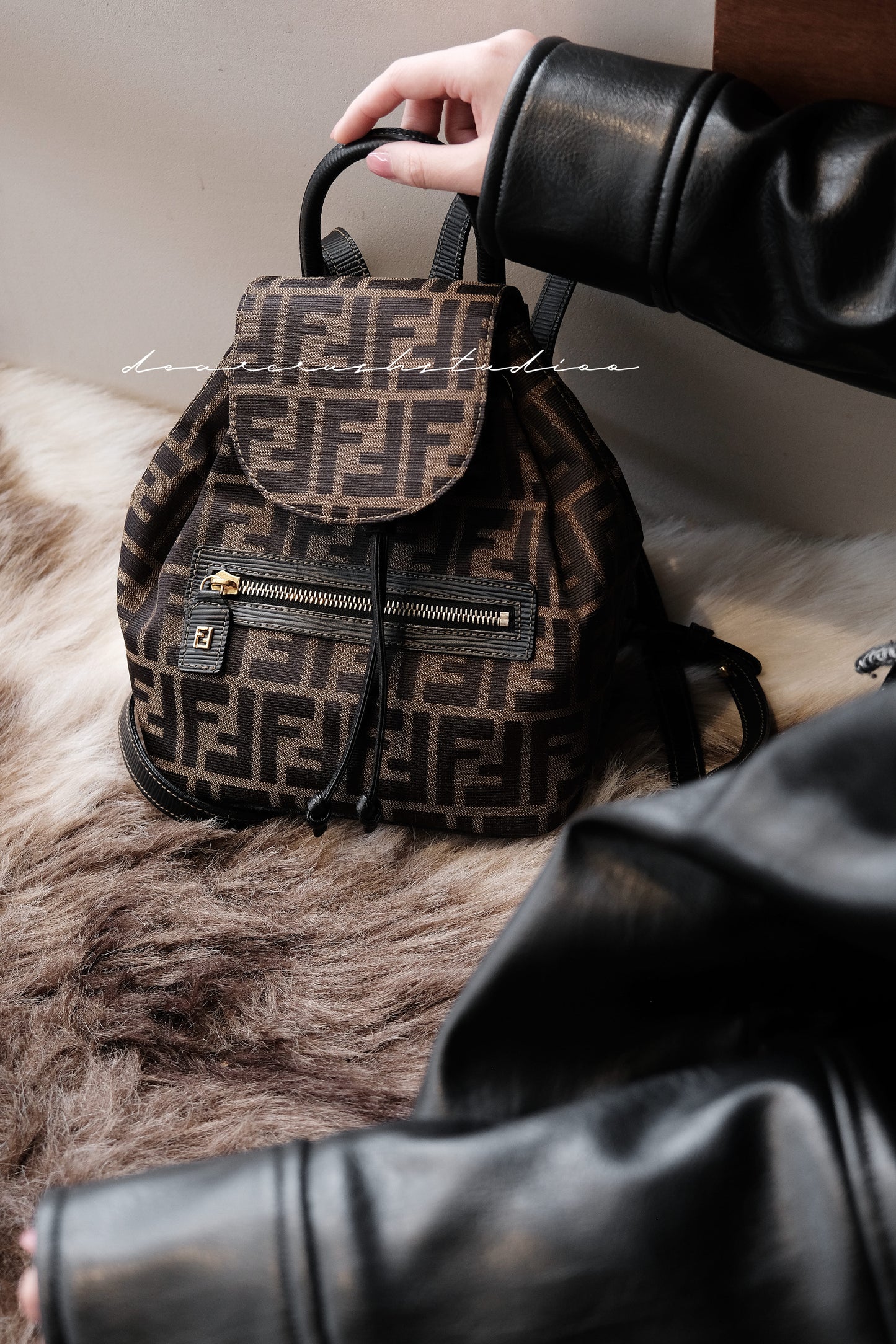 Fendi Mini Backpack · 經典美品強勢回歸絕美老花小背囊