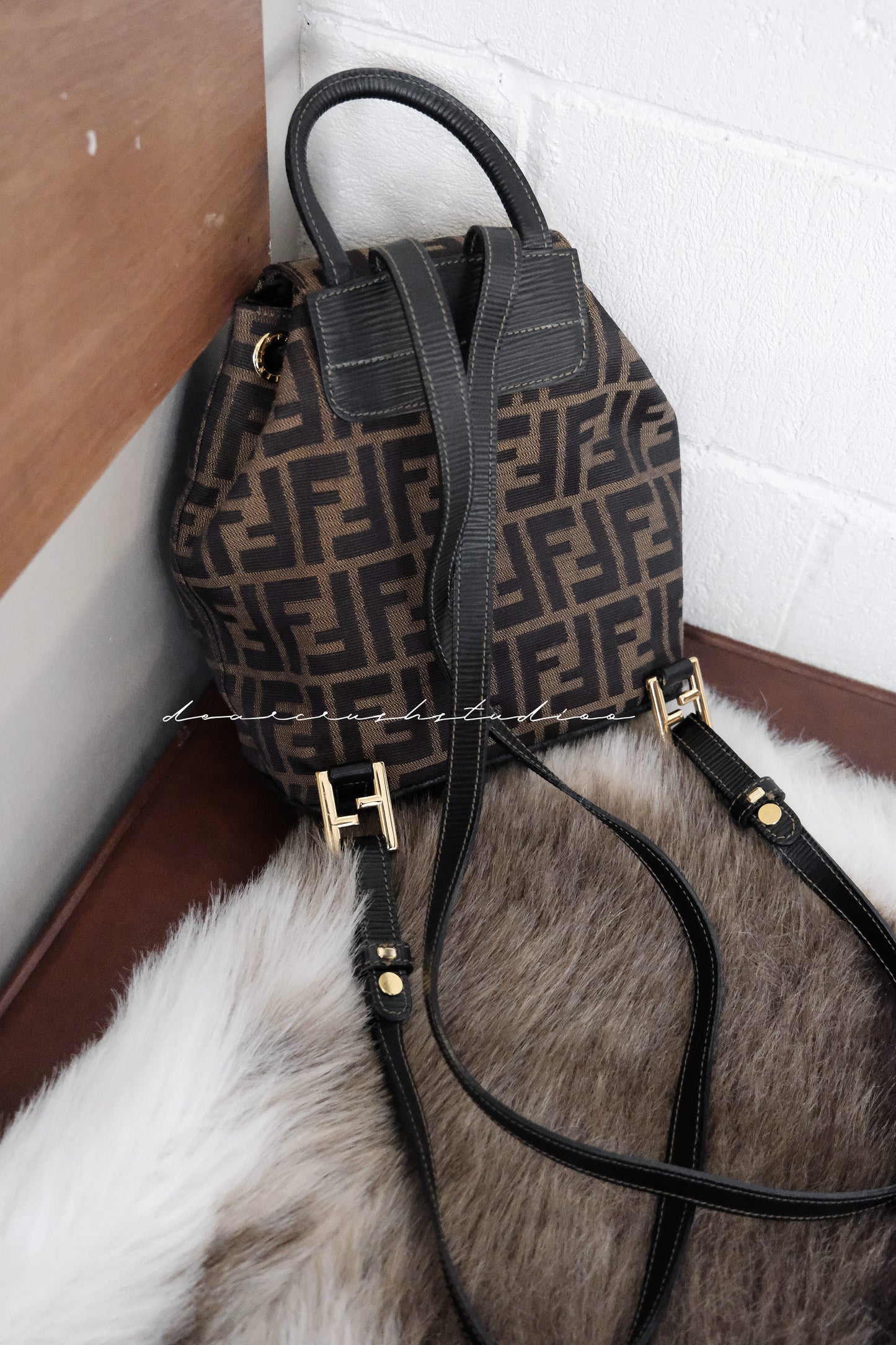 Fendi Mini Backpack · 經典美品強勢回歸絕美老花小背囊