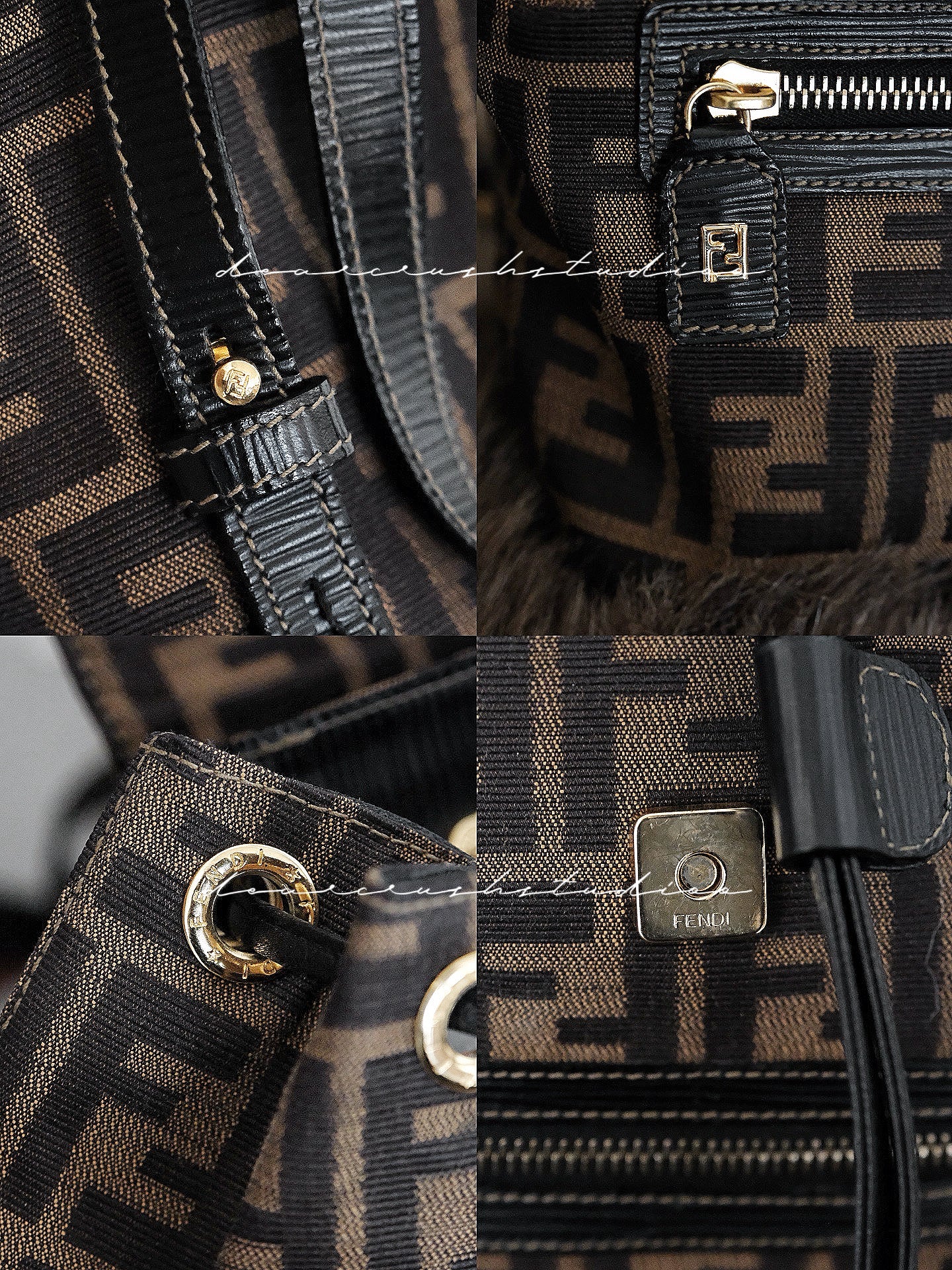 Fendi Mini Backpack · 經典美品強勢回歸絕美老花小背囊