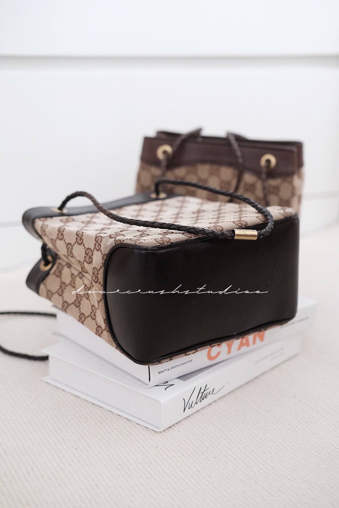 Gucci Mini Tote Brown Monogram · GG啡老花小巧可愛迷你托特