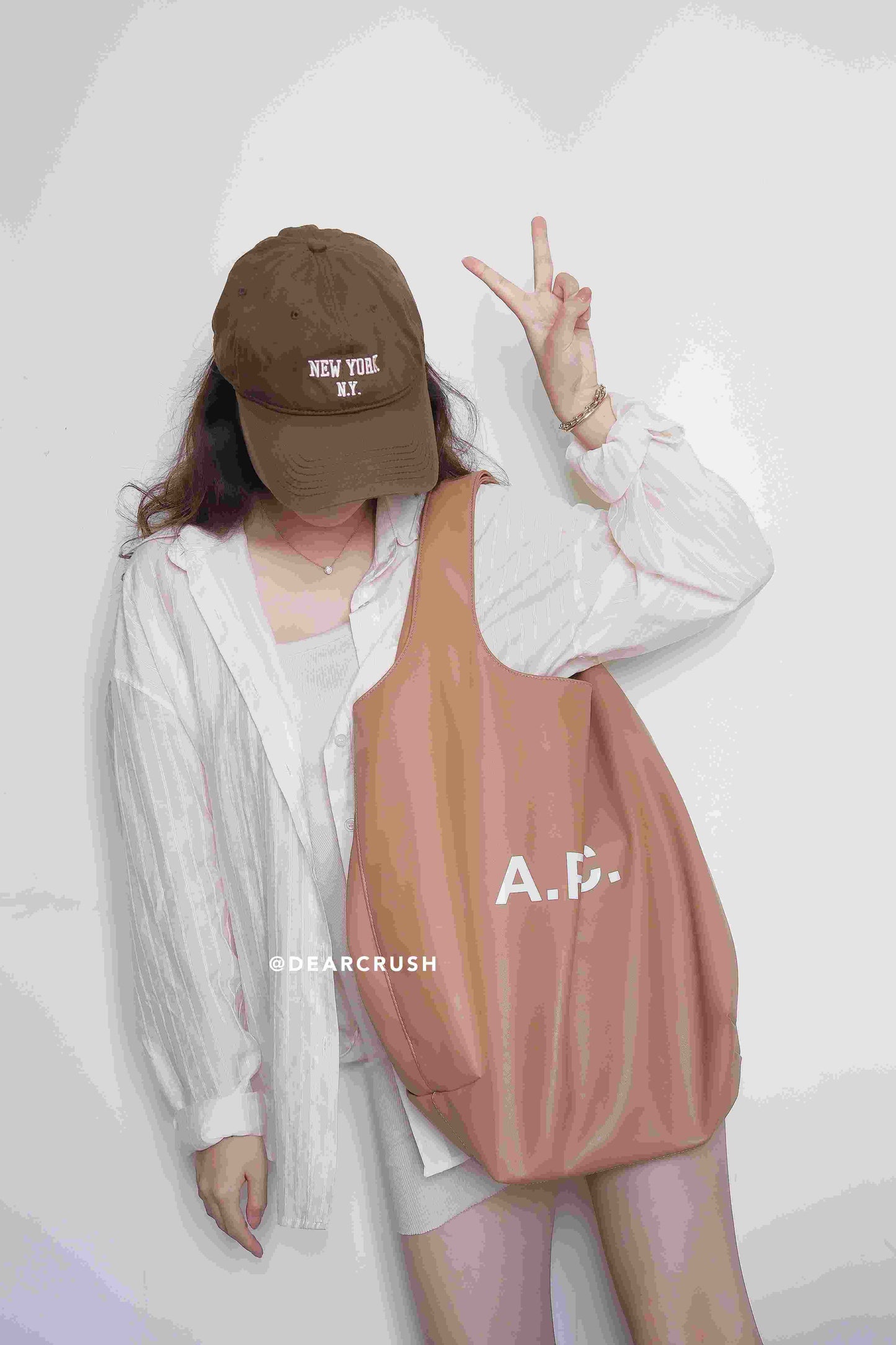 A.P.C Tote · Milk Tea溫柔文藝女神奶茶卡其色