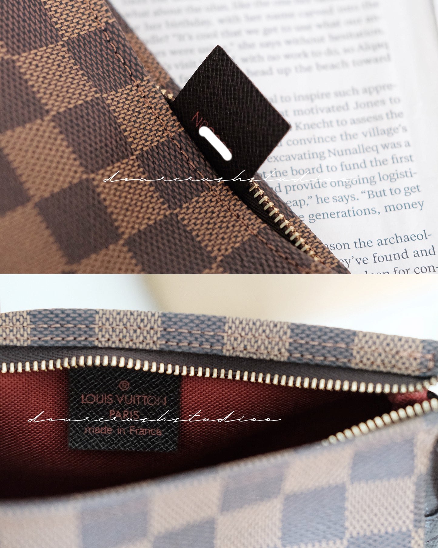 LV Damier Pouch · 百搭黑棋盤迷你小手袋