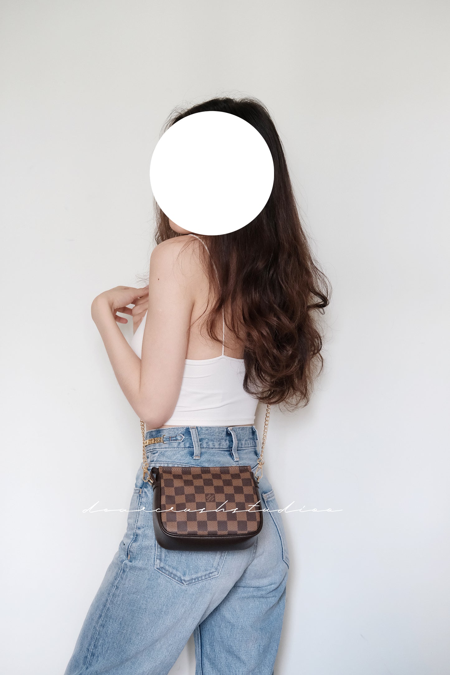 LV Damier Pouch · 百搭黑棋盤迷你小手袋